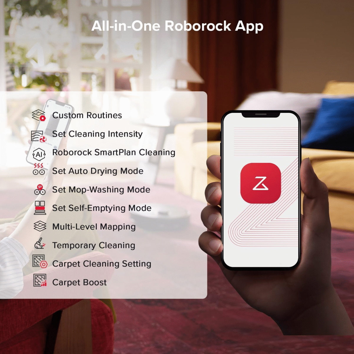 roborock Robot Vacuum and Mop Qrevo 5AE - Image 5