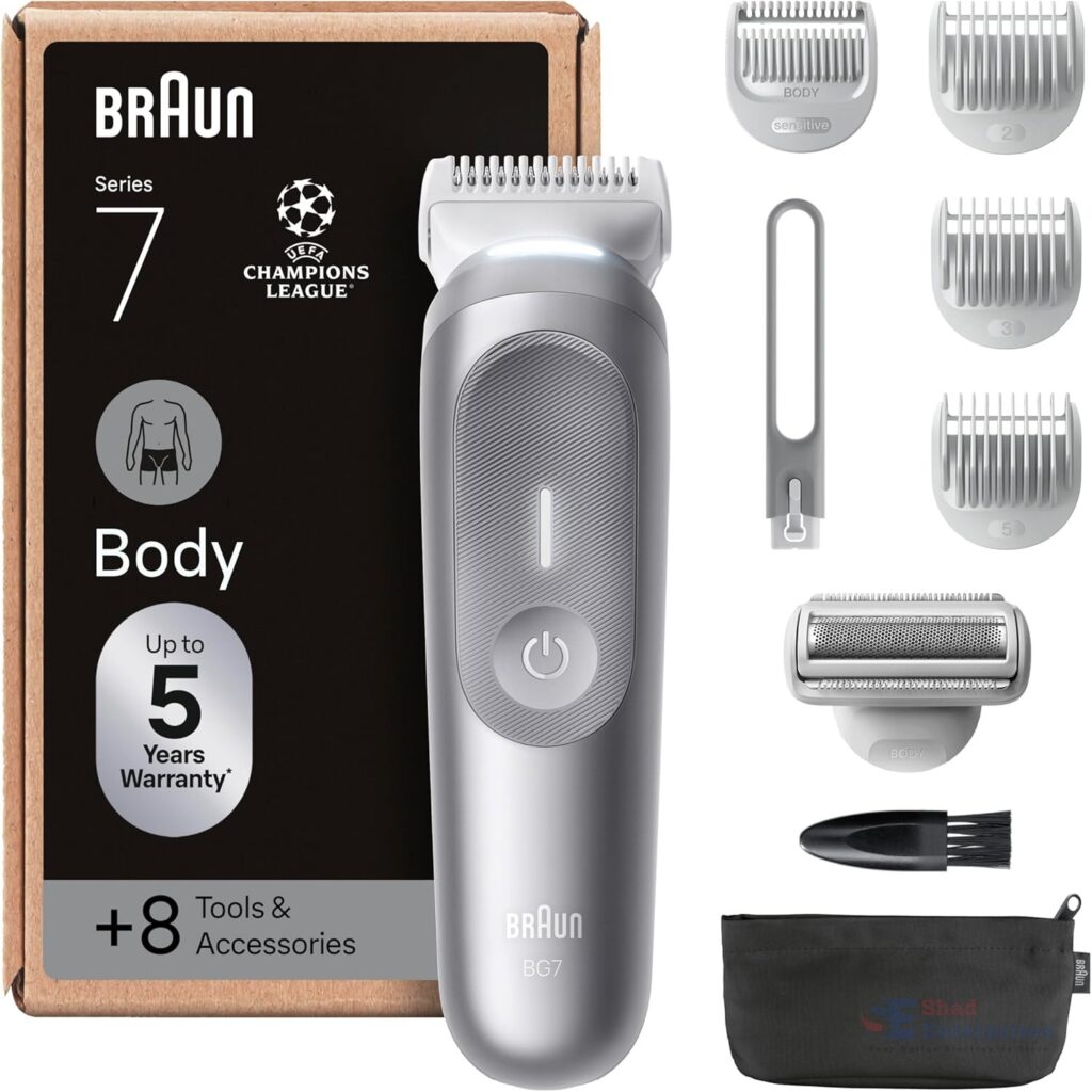 Braun Body Groomer Series 7 BG7555 kit and attachments